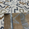 2.25 Yard Piece of Richloom Fortress Clear Ladera Woven Denim | Home Decor Fabric | 54" Wide