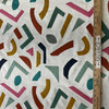 2 Yard Piece of PKL Studio Oslo Embroidery Confetti | Very Heavyweight Woven, Linen Fabric | Home Decor Fabric | 57" Wide