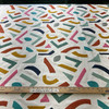 2 Yard Piece of PKL Studio Oslo Embroidery Confetti | Very Heavyweight Woven, Linen Fabric | Home Decor Fabric | 57" Wide