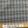2.25 Yard Piece of Canon in Indigo | Upholstery Fabric | Slipcover Fabric | Blue Plaid | 54" Wide | By The Yard