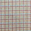 2.12 Yard Piece of Vintage Plaid in Red / Orange / White  | Home Decor Fabric | Cotton | 54" Wide | By the Yard
