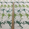 3.75 Yard Piece of Modern Coastal Frog Twill Lettuce Green | Medium Weight Twill Fabric | Home Decor Fabric | 54" Wide