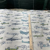 2.37 Yard Piece of Premier Prints Vintage Air Felix/Natural | Medium Weight Duck Fabric | Home Decor Fabric | 54" Wide