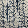 2 Yard Piece of Tayday in Indigo |  Shibori Print in Blue Natural Printed Duck Home Decor Fabric |  Drapery |   Vilber | 100% Cotton |  54" Wide | Sold BTY