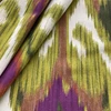 2.3 Yard Piece of Lacefield Designs Uzbek Ikat Basketweave Chartreuse | Medium/Heavyweight Basketweave Fabric | Home Decor Fabric | 54" Wide