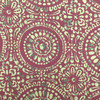 1.5 Yard Piece of Medallion Geo Jacquard in Red and Gold  R-MANDY RED | Upholstery Fabric | Regal Fabrics Brand | 54 inch Wide | By the Yard