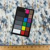 0.87 Yard Piece of Natural Essence Painterly in Blue Multi | Figo Fabrics | Quilting Fabric | 44" Wide | 100% Cotton | Abstract / Mottled | Blue-Grey / Light Grey / Brown