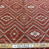 1 Yard Piece of Artistry Tribal Southwest Ajei Jacquard Picante | Medium/Heavyweight Jacquard Fabric | Home Decor Fabric | 57" Wide