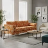 3.66 Yard Piece of Magnolia Home Fashions Adele Tango | Medium Weight Duck Fabric | Home Decor Fabric | 54" Wide