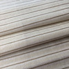 3.87 Yard Piece of Beige with Brown Stripes | Slipcover / Drapery Fabric | 54 Wide | By the Yard