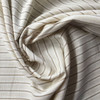 3.87 Yard Piece of Beige with Brown Stripes | Slipcover / Drapery Fabric | 54 Wide | By the Yard