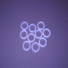 Image for Plastic Rings White At Fabric Warehouse