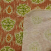 Breamore Peach And Green Drapery & Curtain Fabric By The Yard