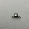 Twist-Lock Fastener 2-Hole Screw Stud (Nickel-Plated Brass)