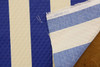 blue diamond embossed