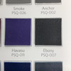Seaquest Roll N Pleat | Ebony / Black | PSQ-007 | PLEATED MARINE VINYL Fabric | SUN + SALT PROOF | 54 wide | By the Yard