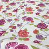 Braemore Lien Fabric Yoshino Blossom Fuchsia, Red, Pink, and Lavender