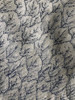 Mottled Navy Blue and White | Upholstery / Drapery Fabric | 57 W | By the Yard