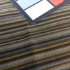 Horizontal Thin Stripes in Brown, Gray, Tan | Upholstery Fabric | 59 Wide | BTY
