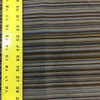 Horizontal Thin Stripes in Brown, Gray, Tan | Upholstery Fabric | 59 Wide | BTY