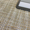 Yellow / Beige Thick and Thin Basketweave Fabric | Heavy Duty Upholstery | 54 W