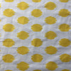 Yellow / White Ikat Dots | Home Decor Fabric | Premier Prints | 45 Wide | BTY