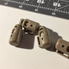Coffee Cord Lock | Tan Plastic | For Backpacks / Lanyards / Outdoor Gear