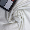 White Textured Squiggle Poly Fabric