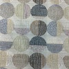 Contemporary Circles Brown / Black / Gray | Upholstery Fabric | 54" Wide | By the Yard