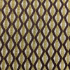 Zig Zag Stripes in Brown and Green | Upholstery / Slipcover Fabric | 54" Wide | By the Yard