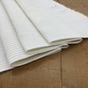 Chenille Corduroy in White | Upholstery Fabric | 54" Wide | By the Yard | Stain Resistant