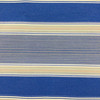 Blue and Beige Striped Outdoor Canvas Fabric | Similar to Sunbrella Baycrest Pacific | 46" Wide | By the Yard