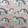 6.5 Yard Piece of Unicorns and Rainbows in Pink Home Decor Fabric | Premier Prints | 54 Wide | BTY