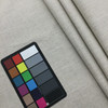 Off White / Grey Linen Weave |  Drapery / Lightweight Upholstery Fabric | 100% Polyester | 54" Wide | By the Yard