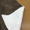 Herringbone Pre-Quilted Fabric | Chocolate Brown | Insulated Curtain / Upholstery / Auto Upholstery / Blankets | 54" Wide | By the Yard