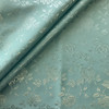 Rose Satin Jacquard Aqua | Lightweight Jacquard, Satin Fabric | Home Decor Fabric | 58" Wide