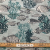 STOF France Moorea Duck Aqua | Medium Weight Duck Fabric | Home Decor Fabric | 61" Wide