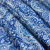 PKL Studio Sultan's Paisley Twill Lapis | Lightweight Twill Fabric | Home Decor Fabric | 54" Wide