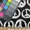 Premier Prints Peaceful Cotton Duck White Black | Medium Weight Duck Fabric | Home Decor Fabric | 54" Wide