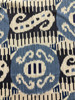 PKL Studio Connoisseur Byzantium Ikat Duck Indigo | Medium Weight Duck Fabric | Home Decor Fabric | 54" Wide