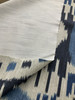 PKL Studio Connoisseur Byzantium Ikat Duck Indigo | Medium Weight Duck Fabric | Home Decor Fabric | 54" Wide