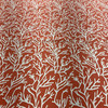 Comersan Fabrics Manglar Duck Orange/White | Lightweight Duck Fabric | Home Decor Fabric | 55" Wide