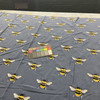 tfa Busy Bee Duck Embroidered Navy | Home Decor Fabric | 51" Wide