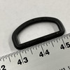 2" D-Ring | Black | Plastic Hardware | Use for Bags / Strapping / Webbing