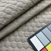 Honeycomb in Chrome | Pre Quilted Upholstery Fabric | Hexagon Geometric in Taupe | Heavyweight | 54" Wide | By the Yard