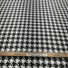 Watson in Tuxedo | Printed Home Decor Fabric | Houndstooth in Black and Off White |  Linen Like | Medium Weight | 54" Wide | By the Yard