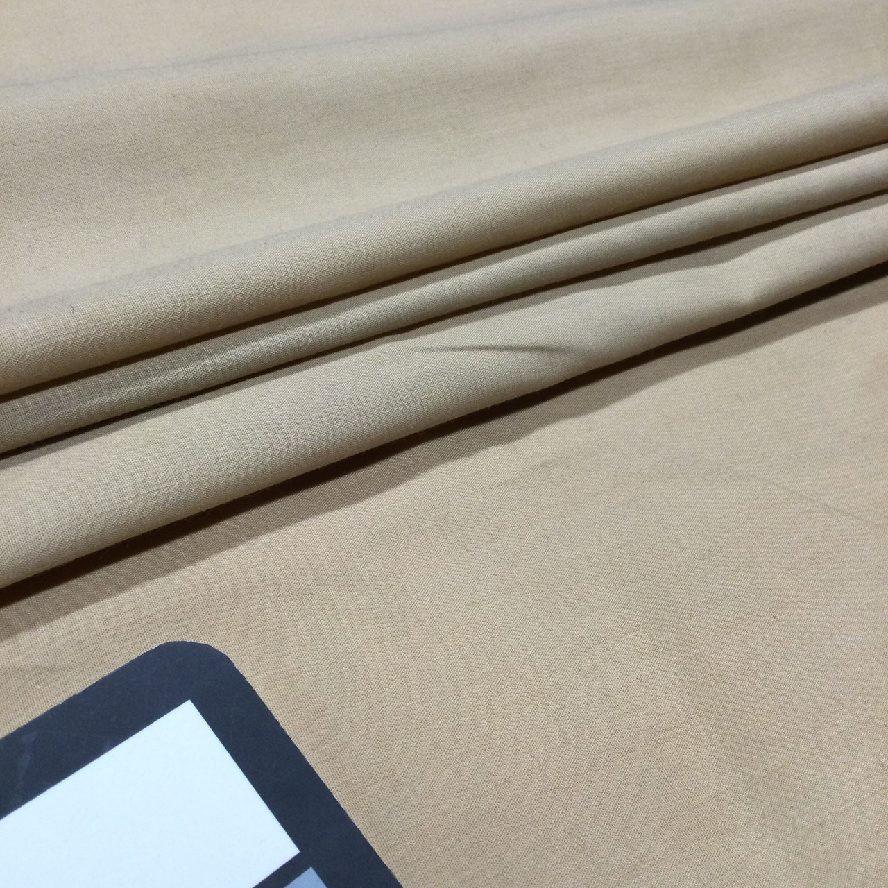 Tan Material Tan Poly Cotton Fabric | Lightweight Woven | Apparel Linings Drapes ...
