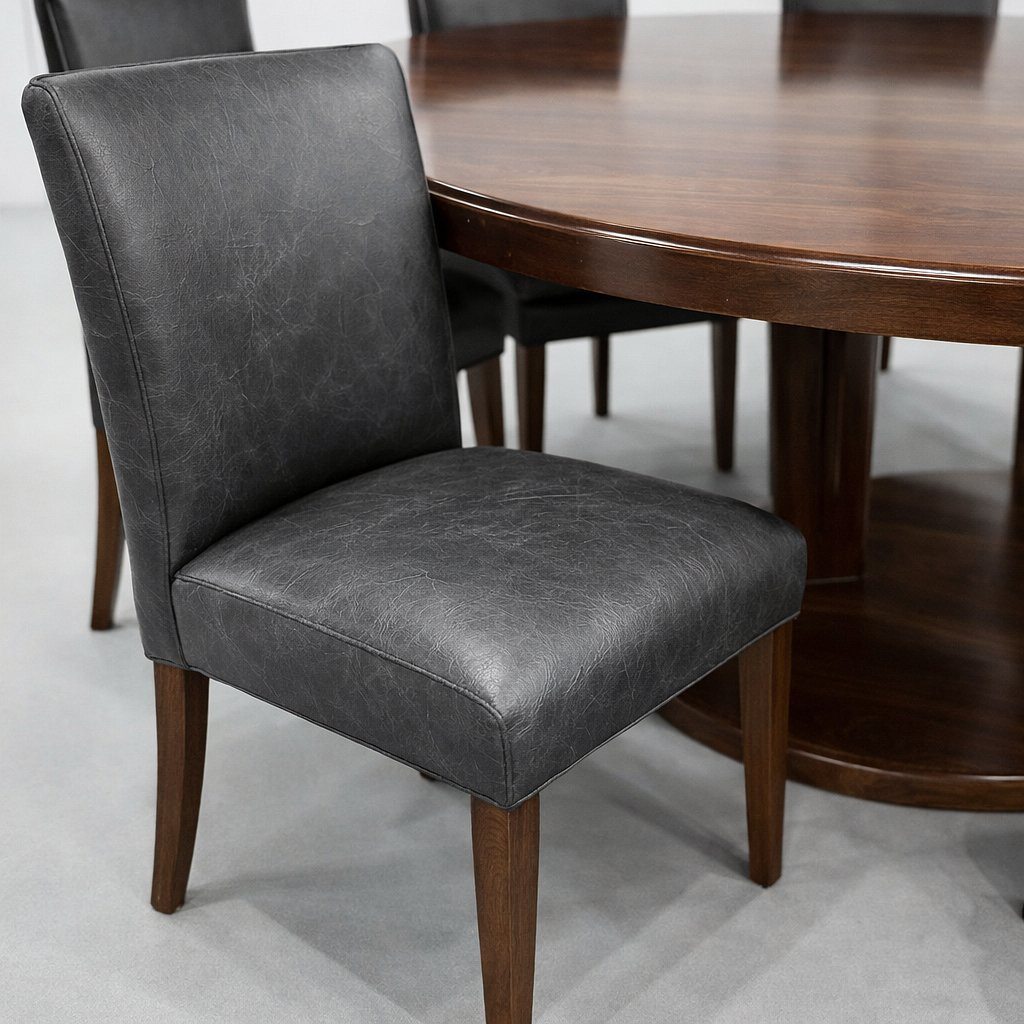 Quarter Breathable Bonded Leather Coal | Heavyweight Faux Leather