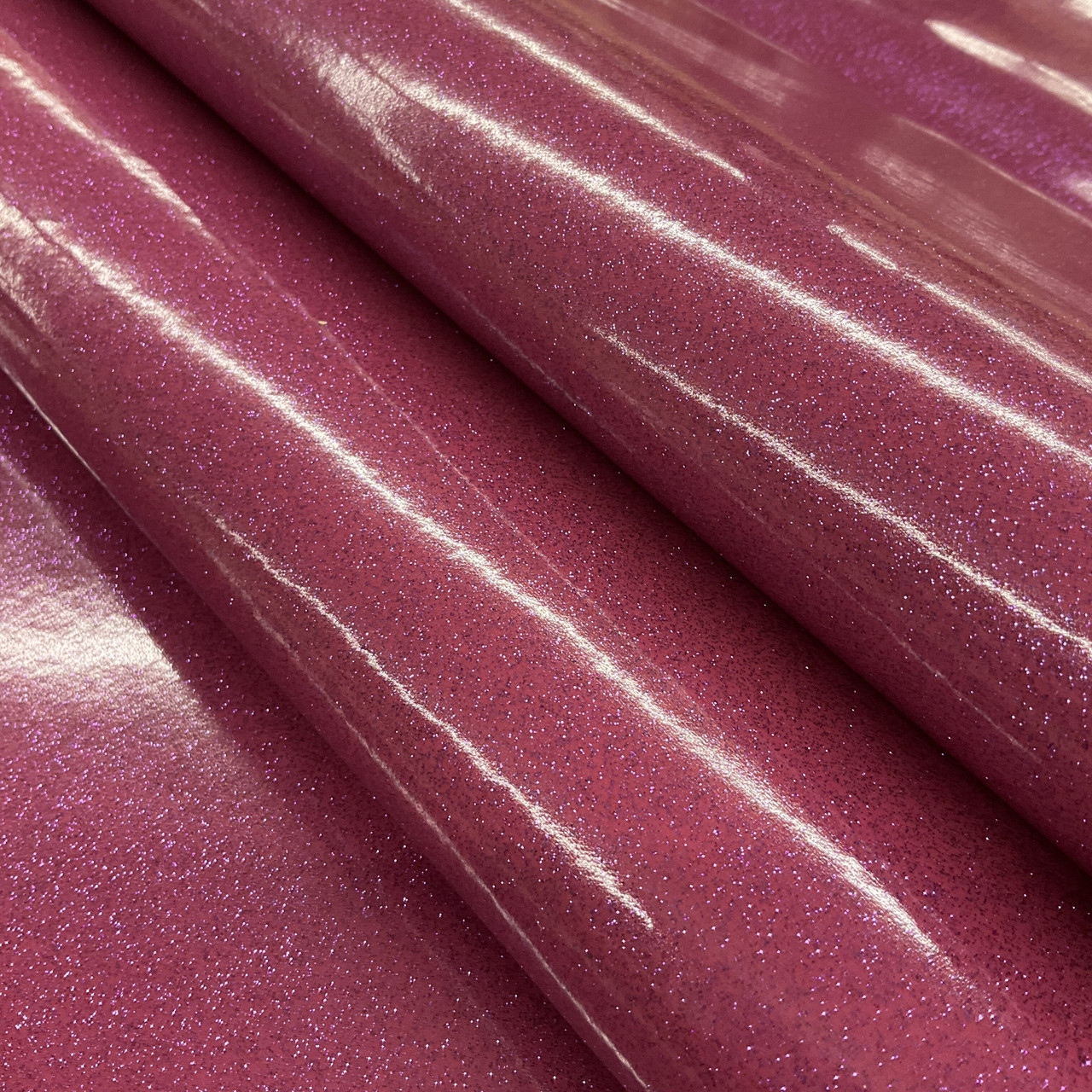 Purple High Gloss Glitter | Sparkle Vinyl Upholstery Fabric By Yard - Fabric Warehouse