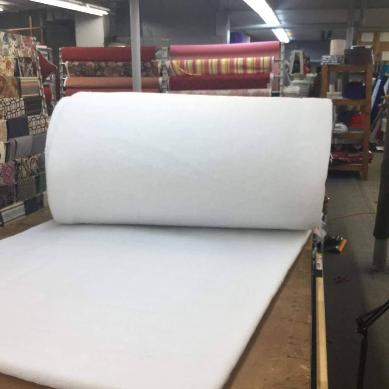 AK Trading Wide Bonded Dacron Upholstery Grade Polyester Batting, 1 yd, 36  W